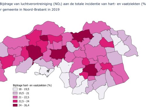 GGD analyse over blootstelling in Brabant aan luchtvervuiling